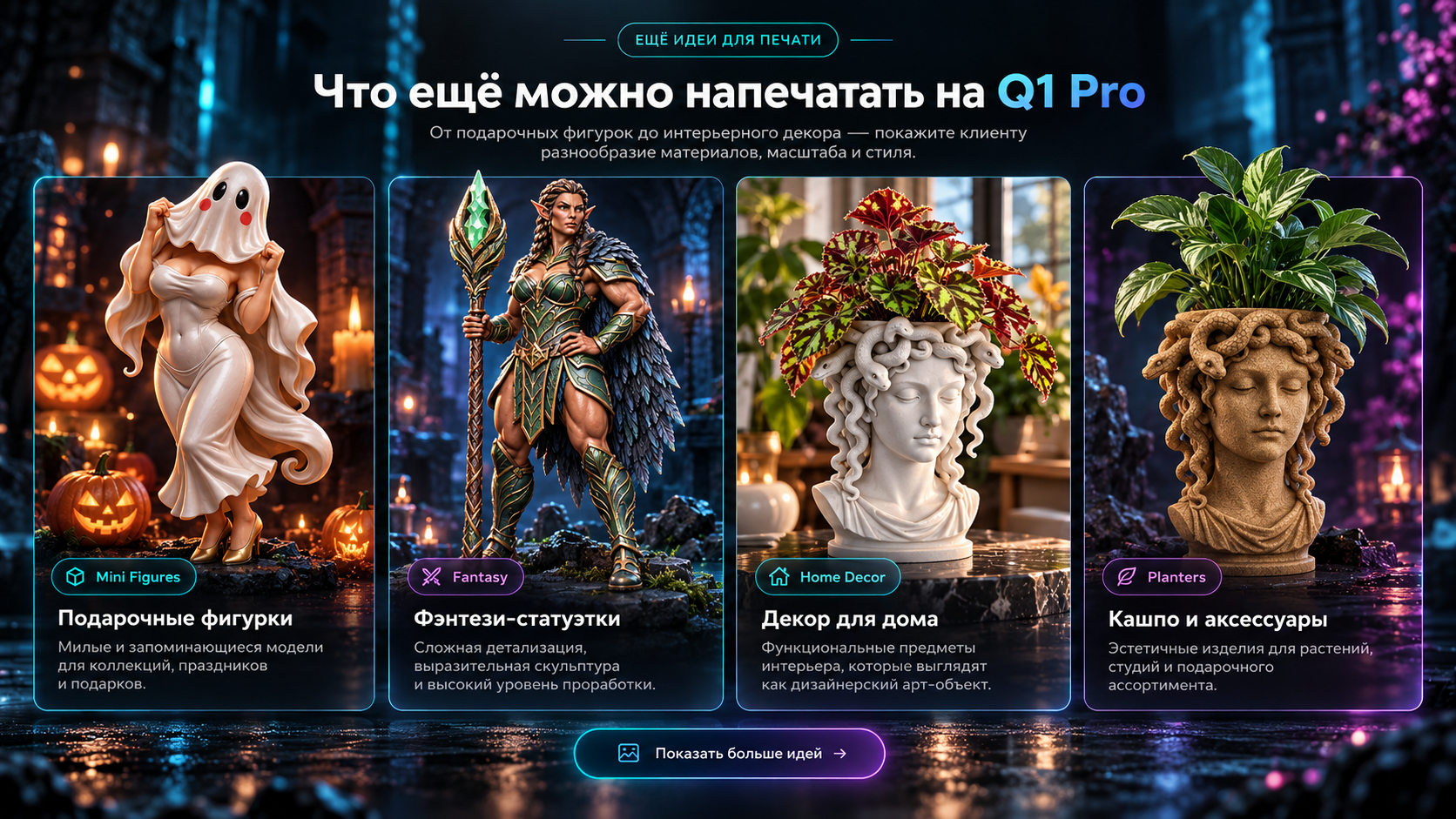 Примеры печати QIDI Q1 Pro